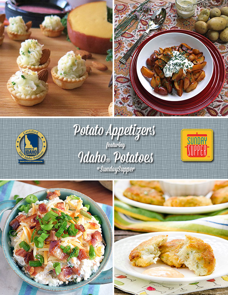 Idaho Potato Appetizers #SundaySupper 