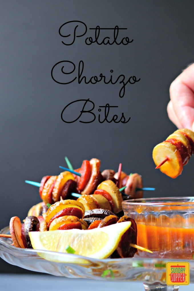 Potato Chorizo Bites #SundaySupper 