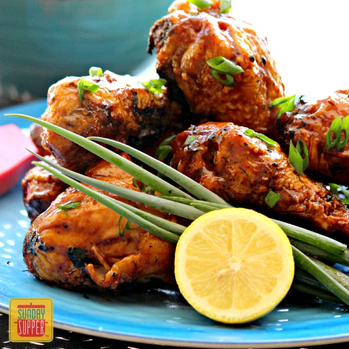 BBQ Chicken on the Grill #SundaySupper