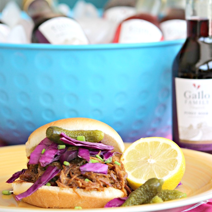 BBQ Pulled Pork Picnic Sandwich 