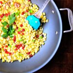 Holiday Corn Prosciutto and Pomegranate + @allclad giveaway #AllCladNS1Cooking