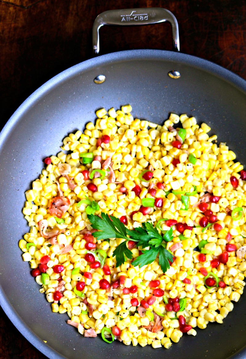Corn Pomegranate Prosciutto 3