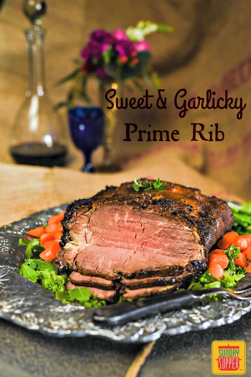 Sweet and Garlicky Prime Rib #SundaySupper