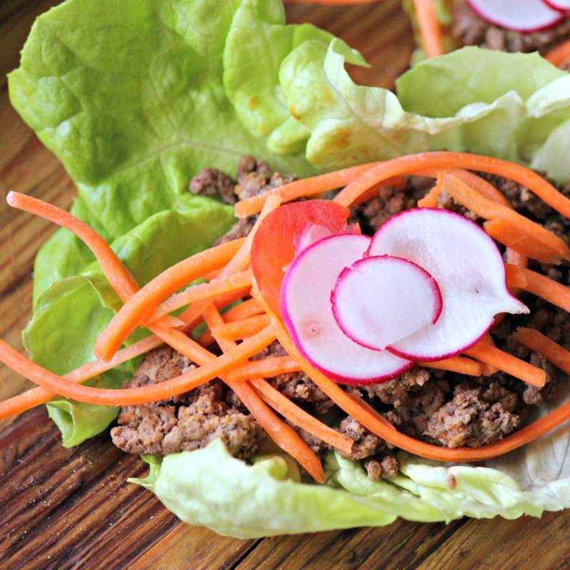 Portuguese Style Beef Lettuce Wraps #SundaySupper 