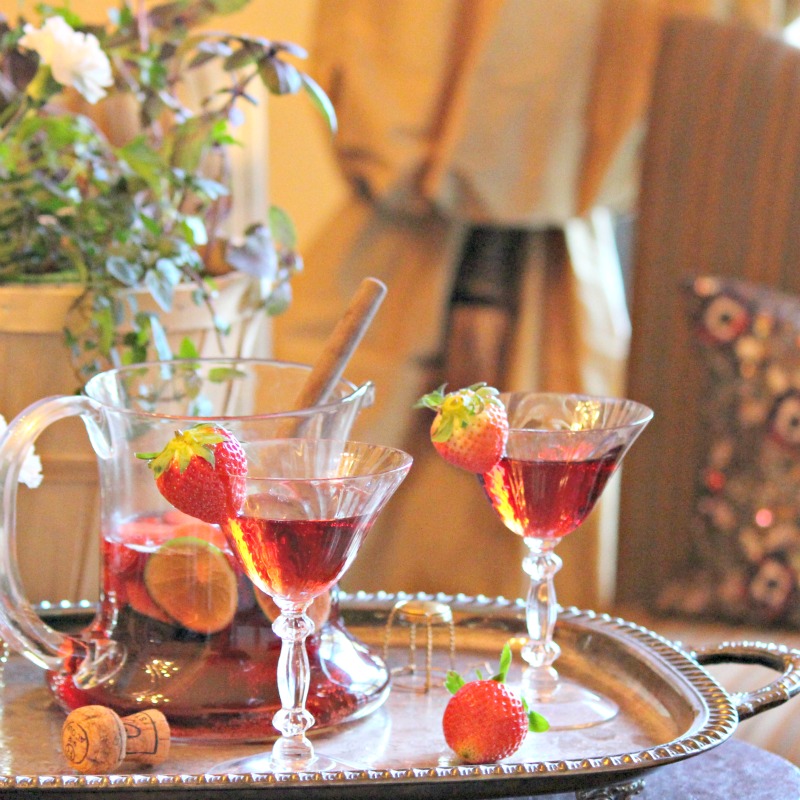 Sparkling Strawberry Sangria
