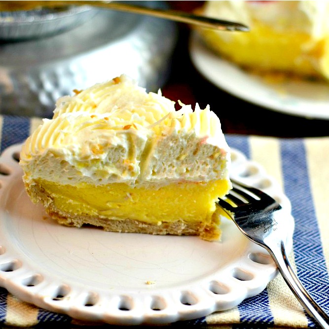 coconut cream pie recipe #SundaySupper