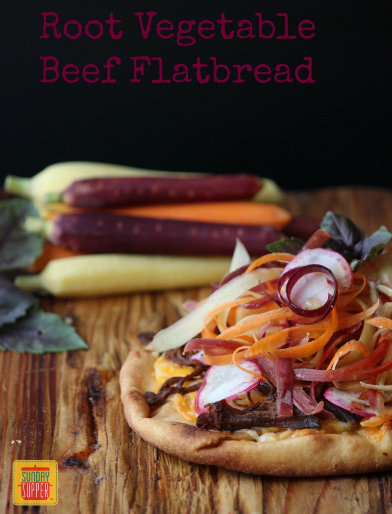 Root Vegetable Beef Flatbread 6