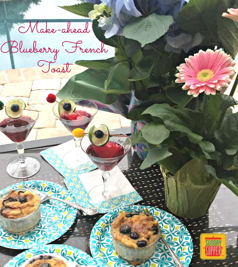 Make-ahead Blueberry French Toast