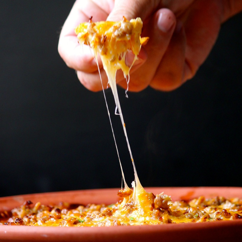 Game Day Sausage Pizza Dip