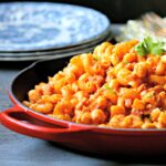 Easy Pink Pasta Skillet #SundaySupper