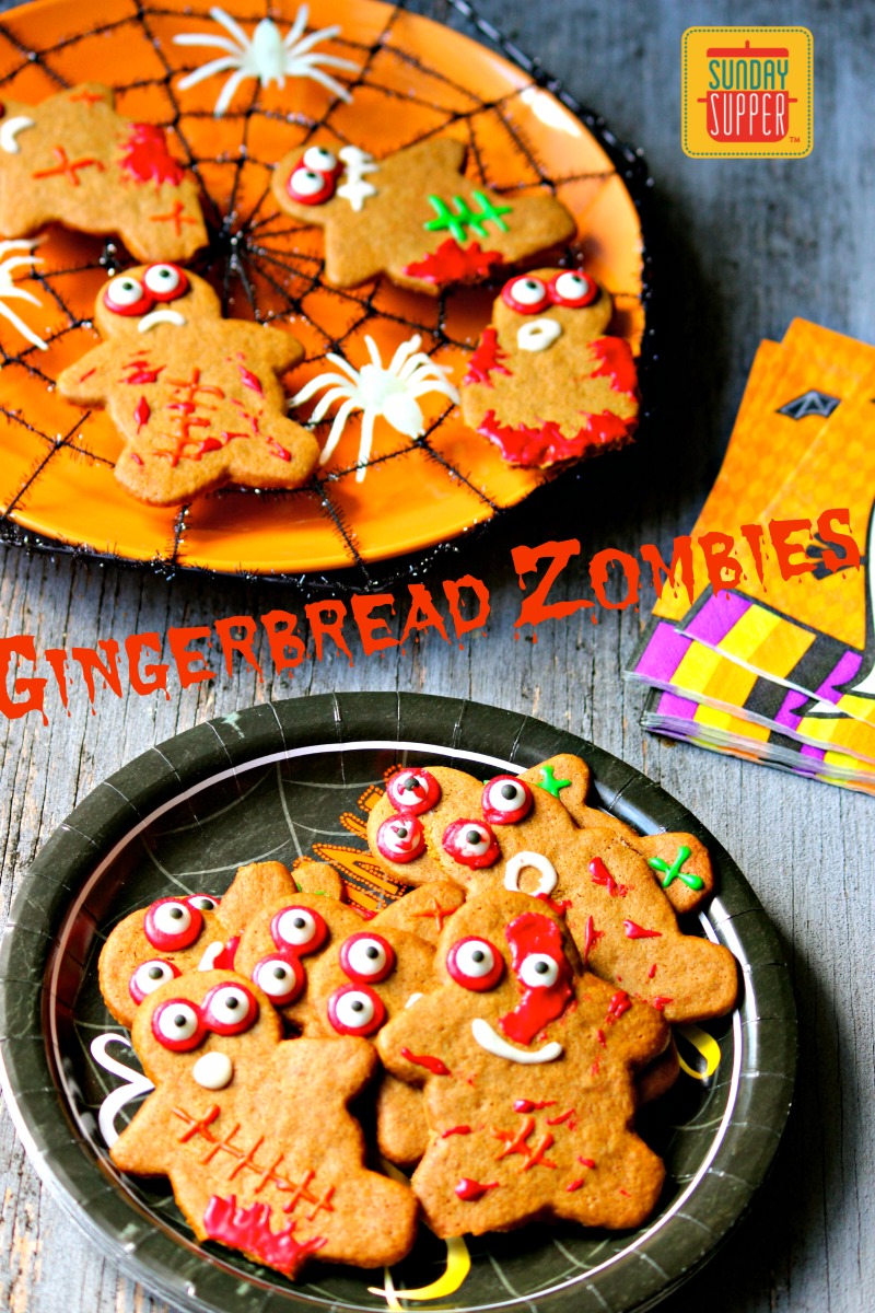 Gingerbread Zombie Cookies 