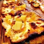 Fingerling Potato Bacon Flatbread #SundaySupper #GameDayIdahoPotatoes