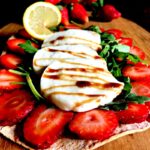 Fresh Mozzarella Strawberry Flatbread #SundaySupper #FLStrawberry