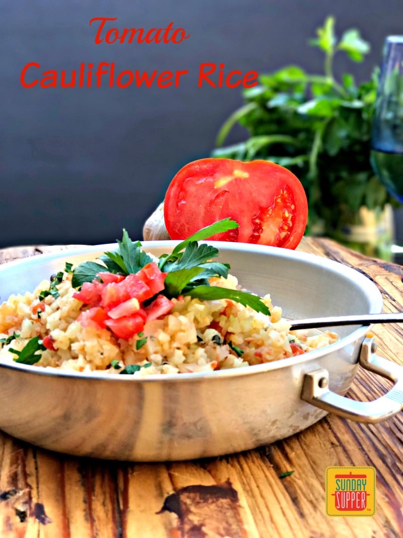 Tomato Cauliflower Rice