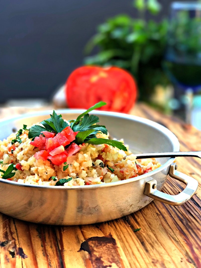 Tomato Cauliflower Rice