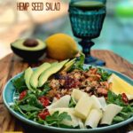 BBQ Chicken Avocado Hemp Seed Salad #SundaySupper