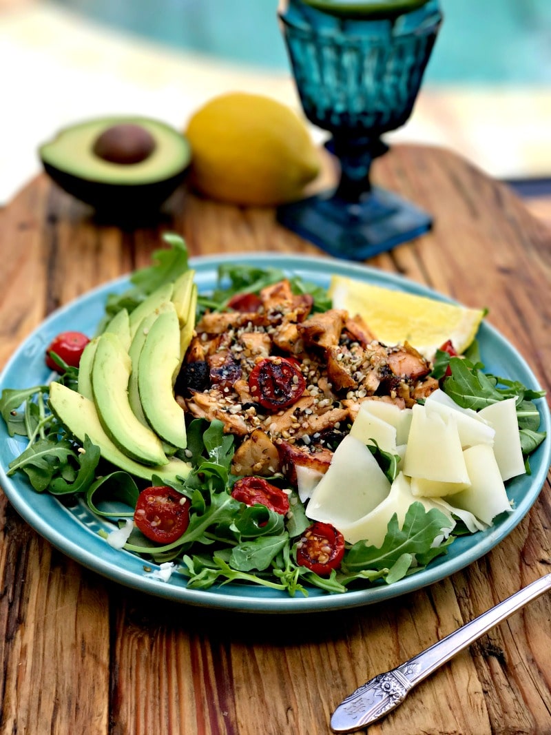 BBQ Chicken Avocado Salad