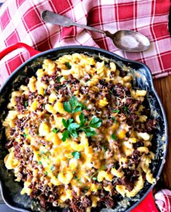 BBQ Beef Macaroni and Cheese