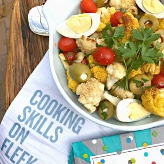 Roasted Cauliflower Salad